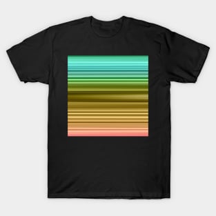 Elegant rainbow stripes T-Shirt